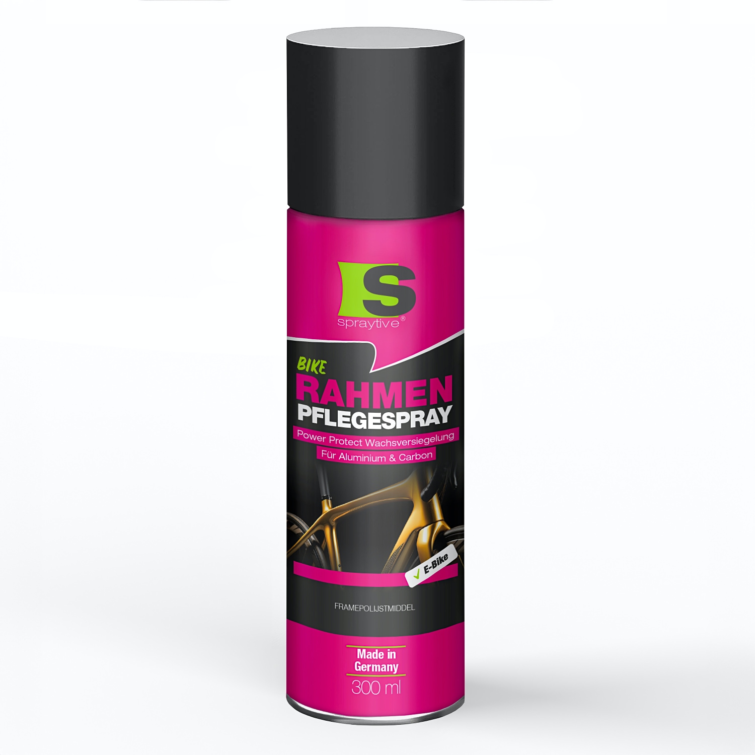 1 × 300ml Bike-Rahmen-Pflegespray – Wachsversiegelung & Schutzfilm für Fahrrad & E-Bike